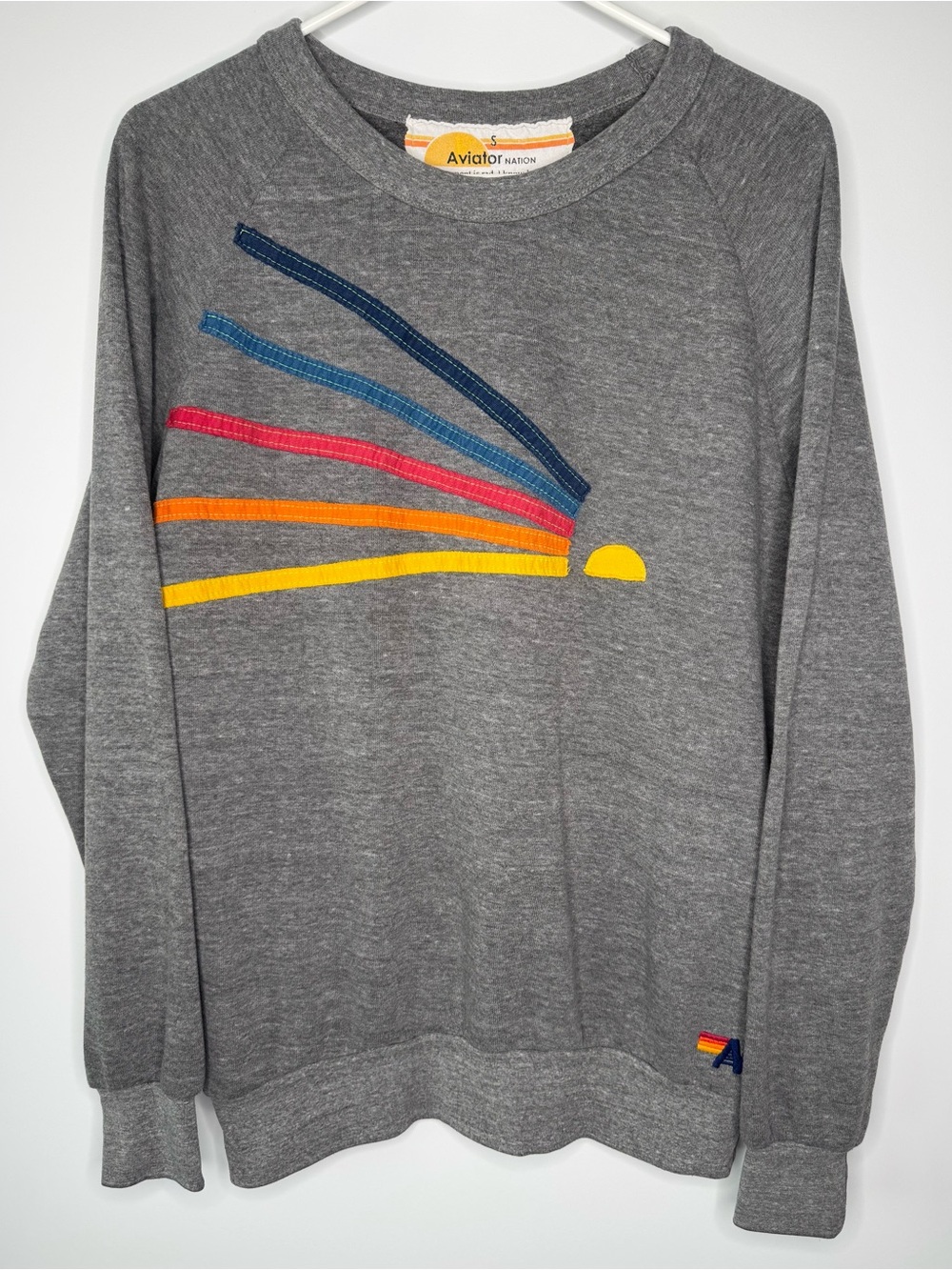 Aviator Nation Daydream Relaxed Crew Sweatshirt